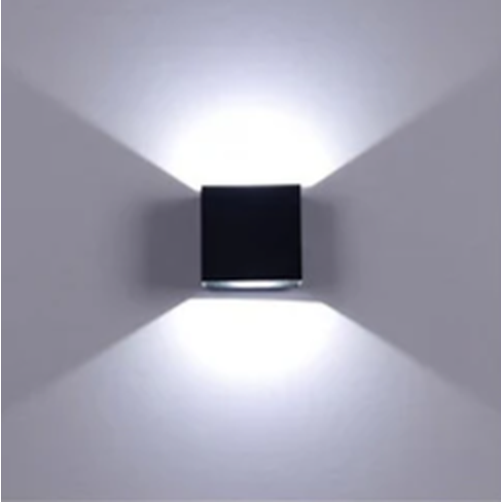 Set of 2 Modern LED Wall Sconces – 6W White Indoor Up & Down Lights