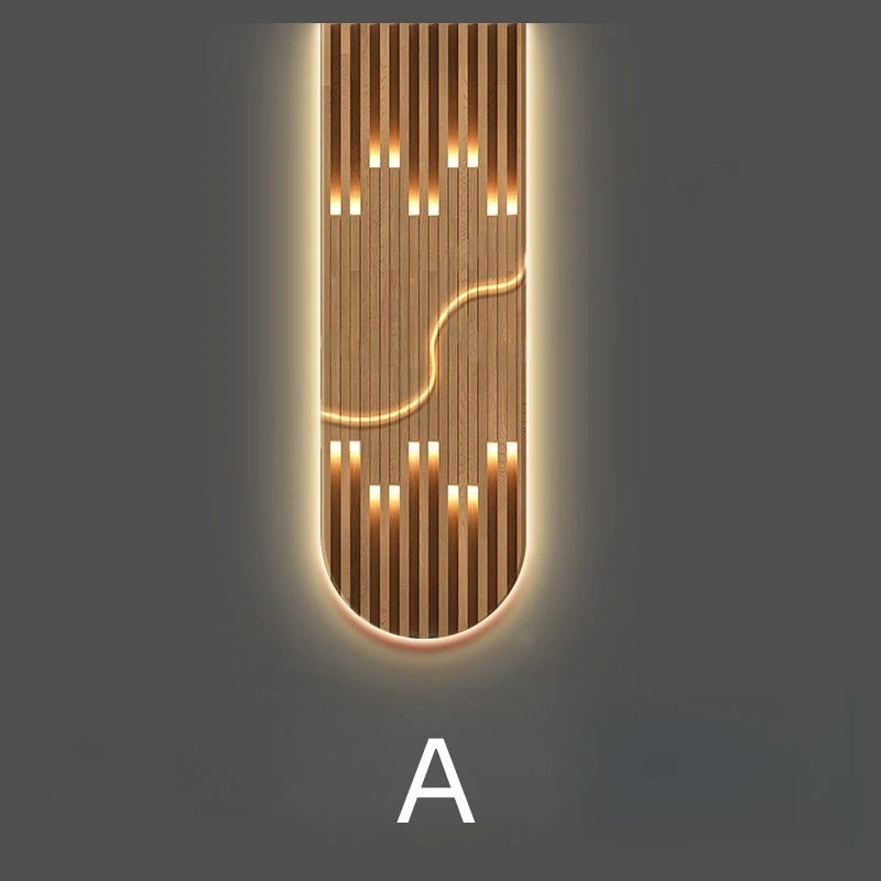 Contemporary Luxury LED Wall Lamp — Abstract Hanging Art Light for Corridors and Living Rooms