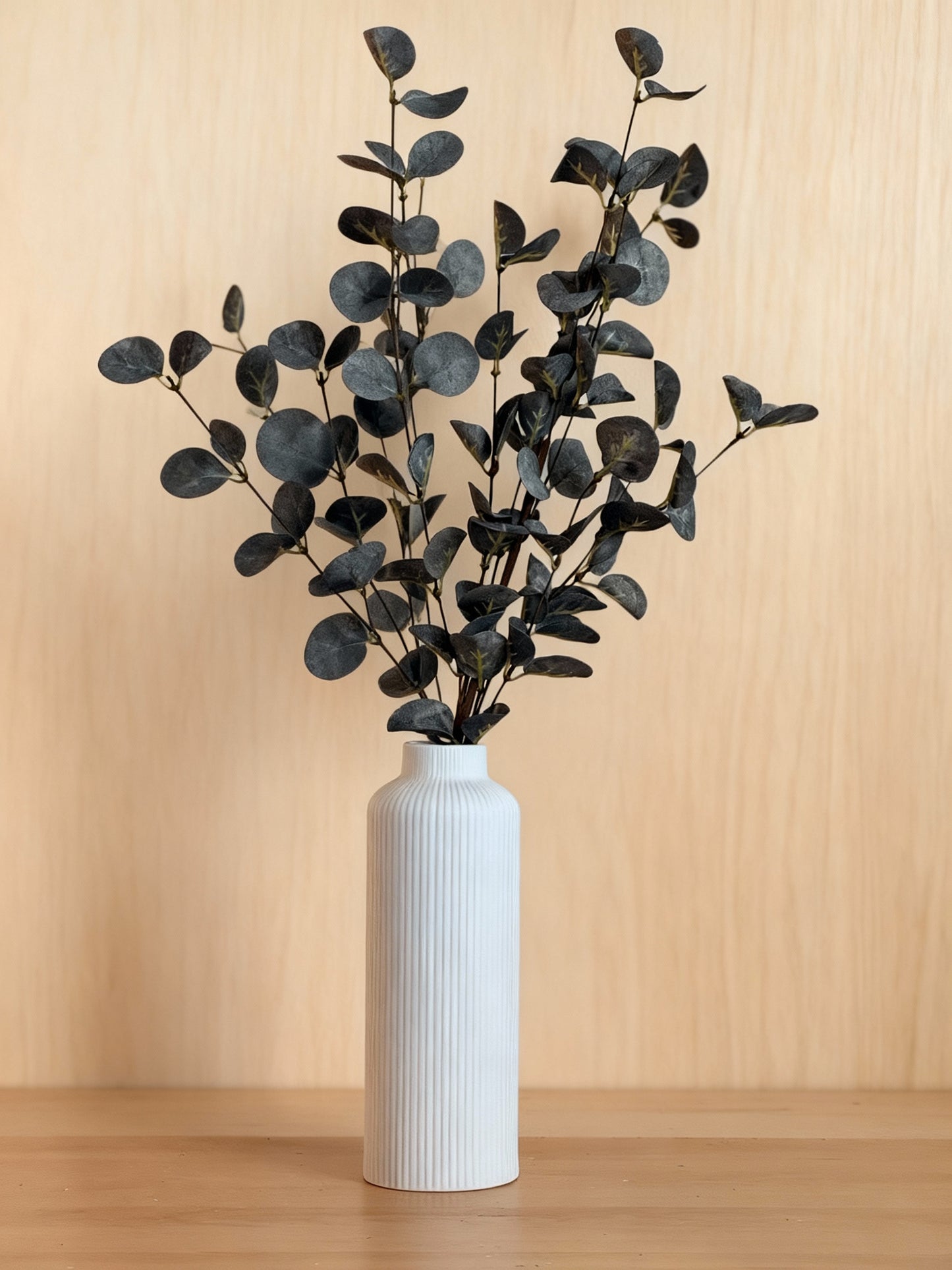 Luxury Ceramic Striped Vase for Home Decor