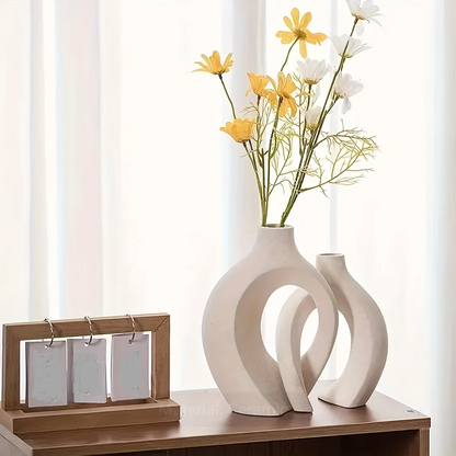 Boho Nordic Vase Set for Living Room Decor