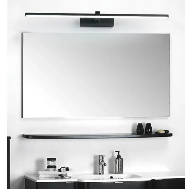 Modern LED Aluminum Wall Light for Bathroom Mirrors – Sleek Indoor Sconce