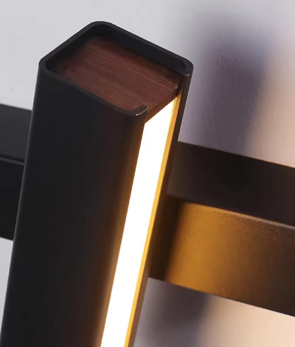 Modern 350° Rotatable LED Wall Sconce for Indoor Use