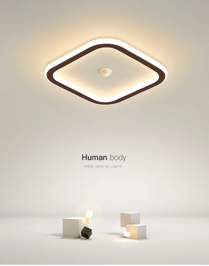 Modern LED Motion Sensor Ceiling Light for Hallways & Living Rooms