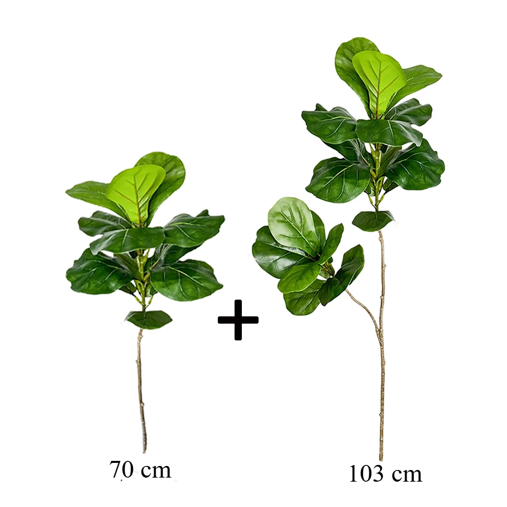 70–135cm Artificial Ficus Tree with Rubber Leaves – Indoor/Outdoor