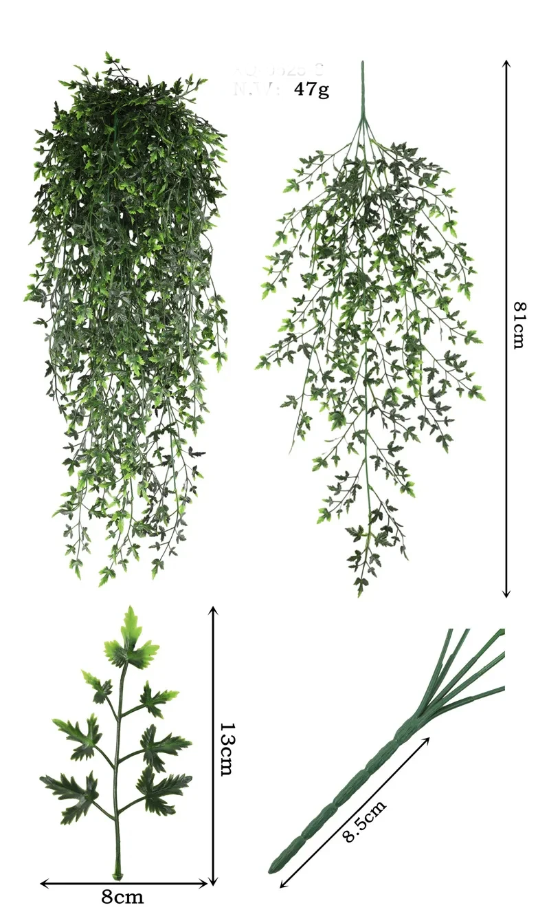 Lush 90cm Persian Fern Vine – Realistic Hanging Greenery for Stylish Home or Event Decor