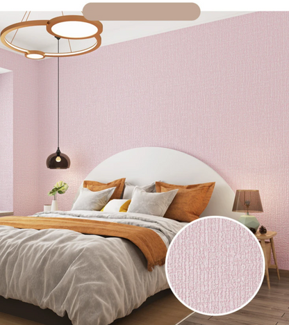 3D Linen Foam Wall Sticker, 50cm x 10m