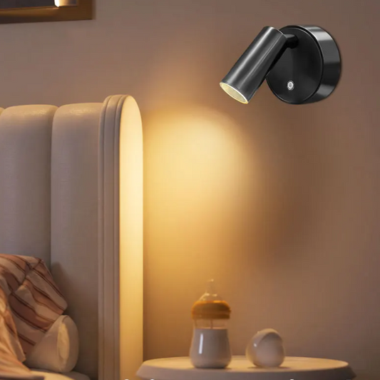 2Pcs Magnetic LED Wall Spotlights – USB Rechargeable, Wireless & Portable