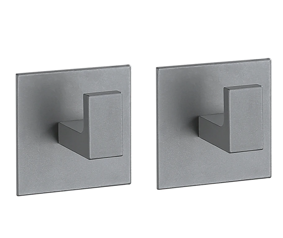 Black Self-Adhesive Wall Hooks – 3M Towel & Coat Hanger