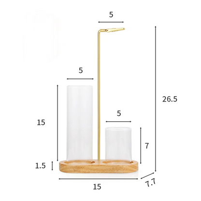 Elegant 2-in-1 Incense Burner with Removable Ash Catcher