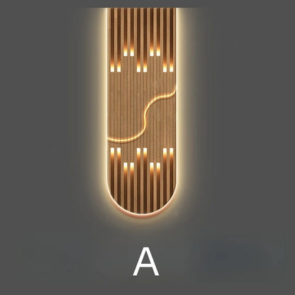  Contemporary Luxury LED Wall Lamp — Abstract Hanging Art Light for Corridors and Living Rooms