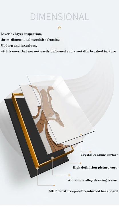Minimalist LED Wall Light — Crystal Porcelain for Living Room & Corridor