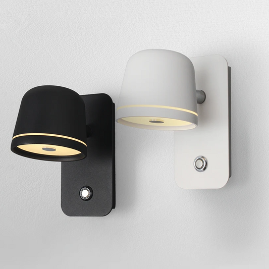 LED Touch Wall Sconce – Dimmable, 3-CCT, Rotatable Bedside Light