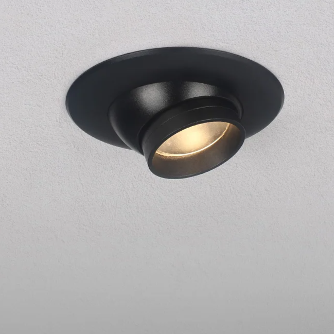 Mini LED Recessed Spotlight – Adjustable 10–60° Narrow Beam Built-In Zoom Light