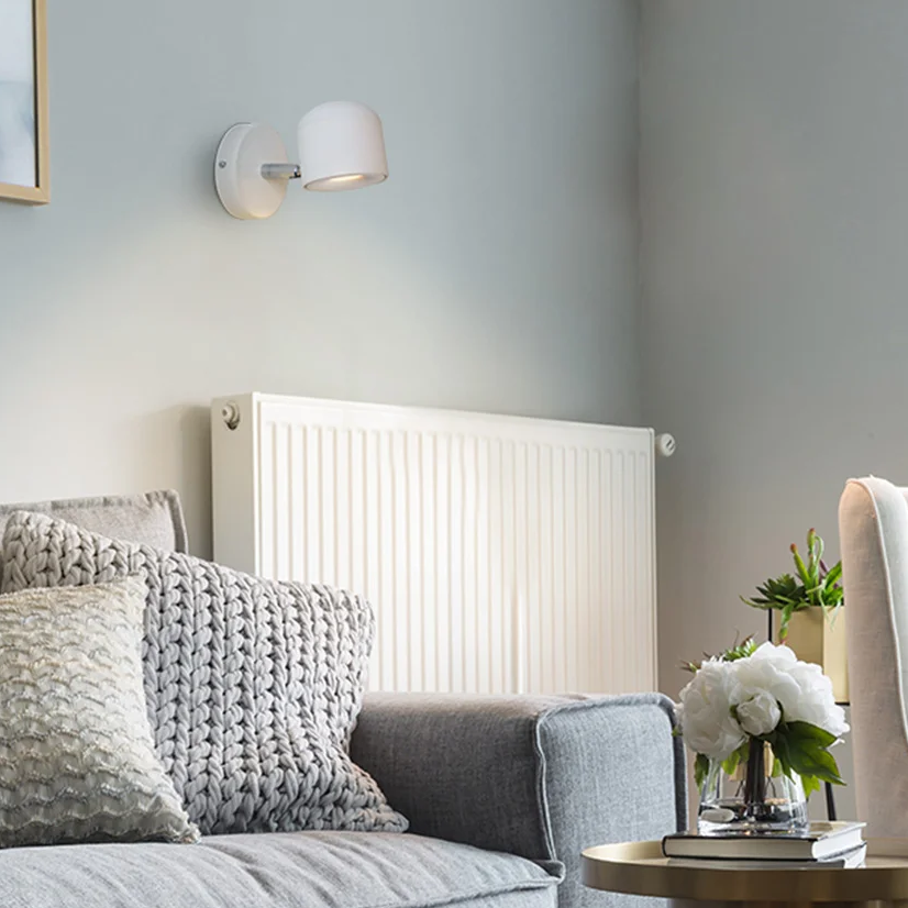 Dimmable LED Wall Lamp – Adjustable Angle Modern Bedside Reading Light with COB Chip