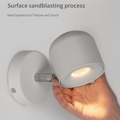 Dimmable LED Wall Lamp – Adjustable Angle Modern Bedside Reading Light with COB Chip