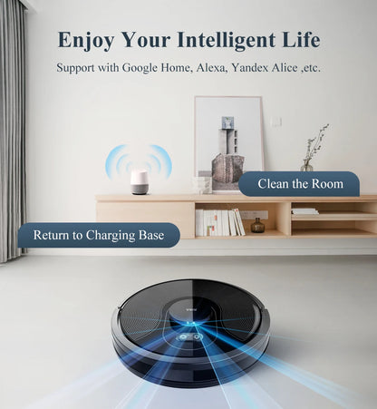ABIR X8 Robot Vacuum – Laser Mapping, Multi-Floor, Zone Cleaning, No-Go Zones