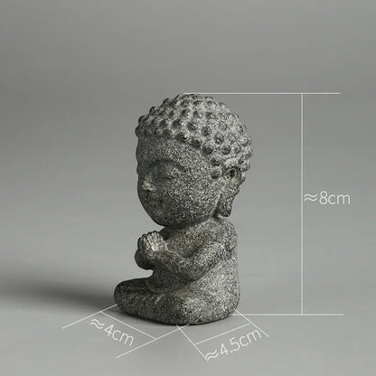 Handmade Granite Buddha Statue — Meditation Figurine & Home Decor
