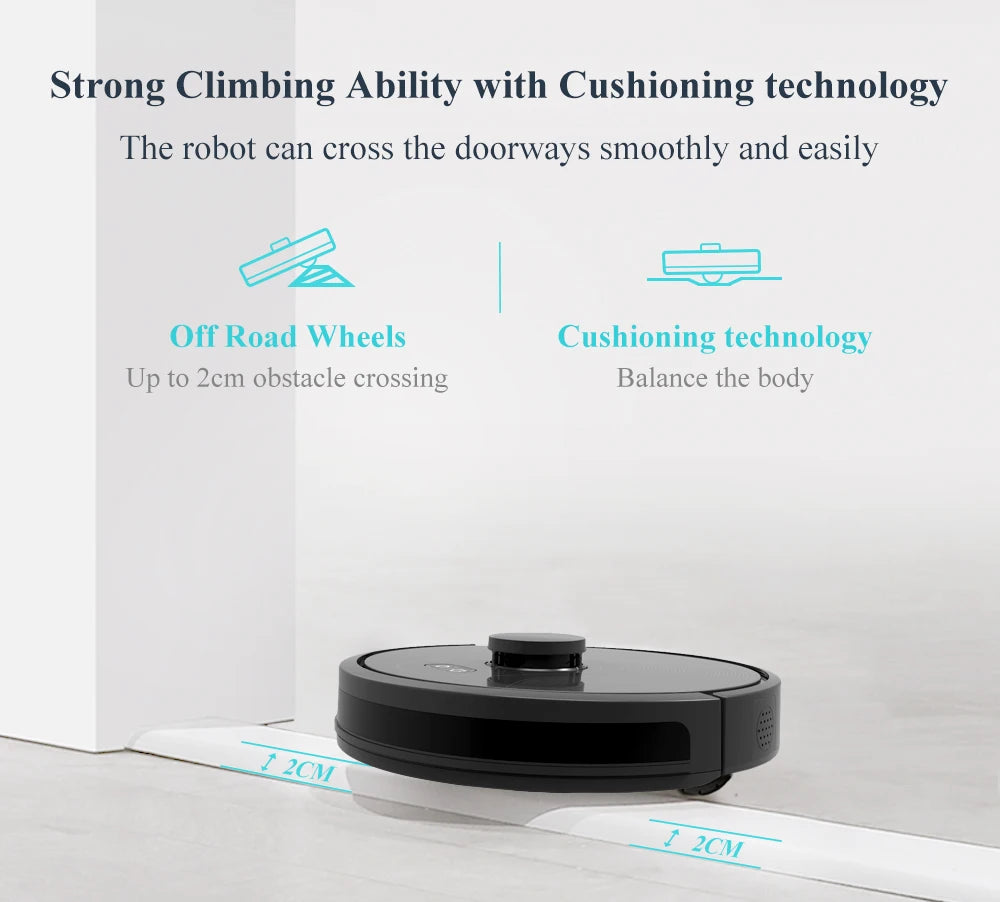ABIR X8 Robot Vacuum – Laser Mapping, Multi-Floor, Zone Cleaning, No-Go Zones