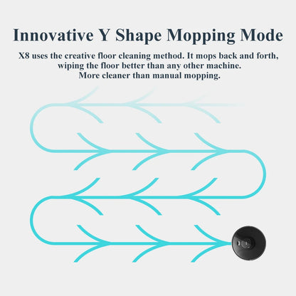 ABIR X8 Robot Vacuum – Laser Mapping, Multi-Floor, Zone Cleaning, No-Go Zones