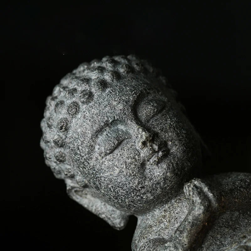 Handmade Granite Buddha Statue — Meditation Figurine & Home Decor