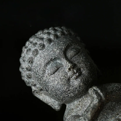 Handmade Granite Buddha Statue — Meditation Figurine & Home Decor