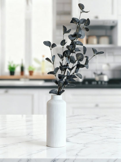 Luxury Ceramic Striped Vase for Home Decor