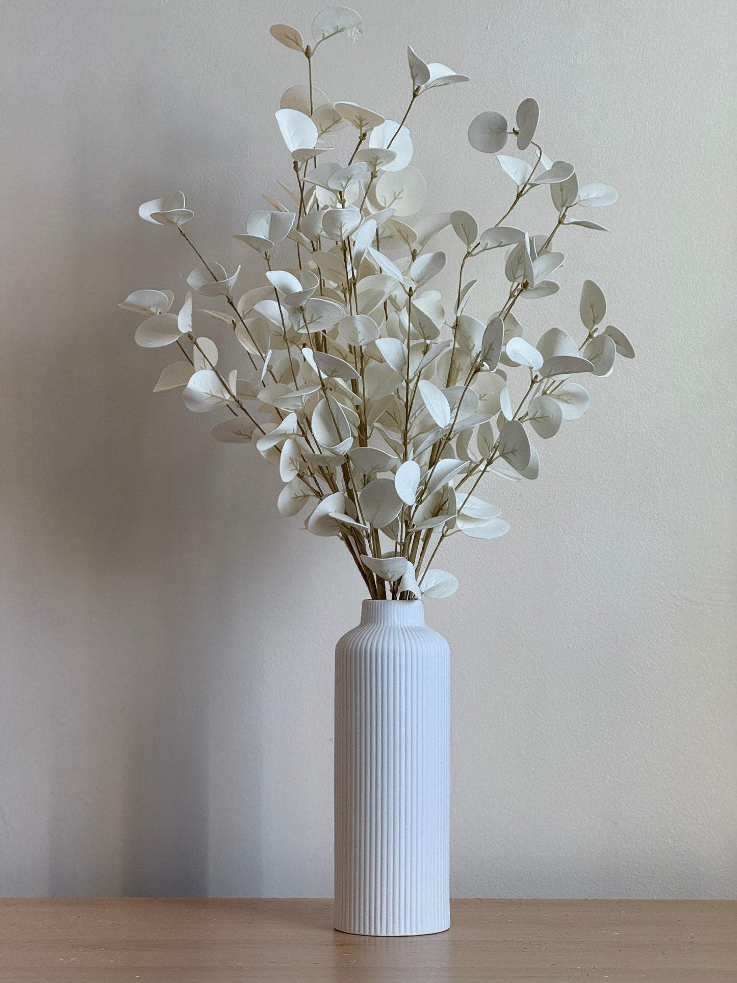 Luxury Ceramic Striped Vase for Home Decor