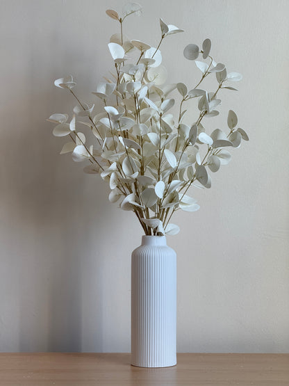 Luxury Ceramic Striped Vase for Home Decor