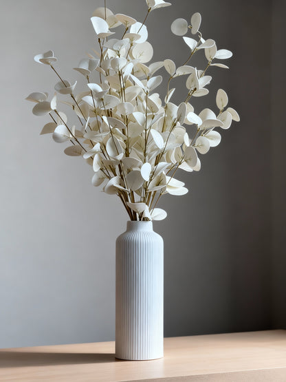 Luxury Ceramic Striped Vase for Home Decor