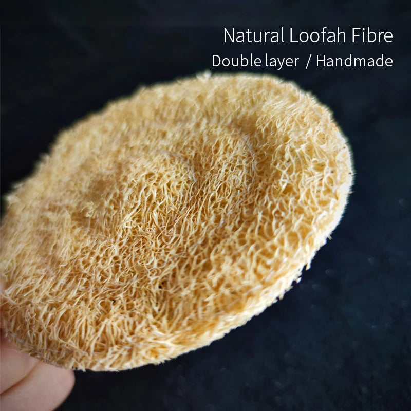 Natural Loofah Tea Mat — Absorbent Teapot & Cup Coaster