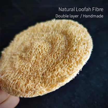 Natural Loofah Tea Mat — Absorbent Teapot & Cup Coaster