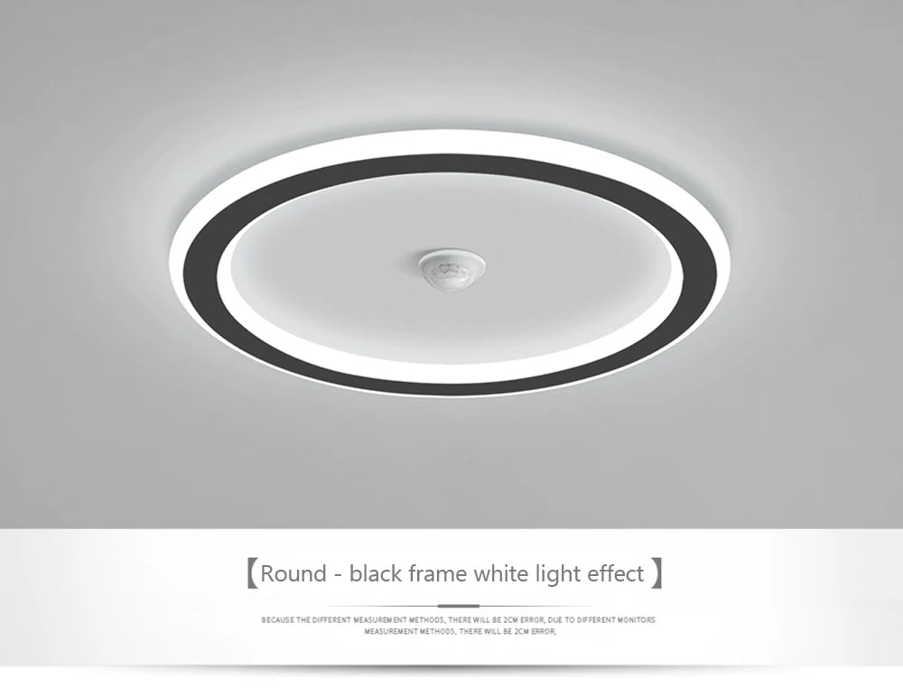 Modern LED Motion Sensor Ceiling Light for Hallways & Living Rooms