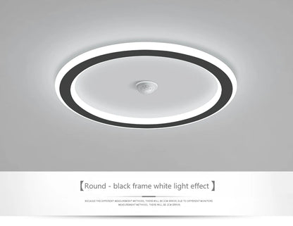 Modern LED Motion Sensor Ceiling Light for Hallways & Living Rooms
