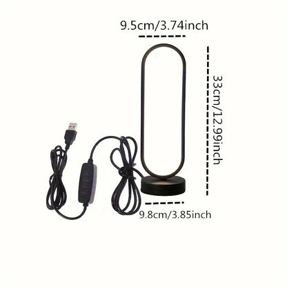 LED Ring Lamp – Three-Color Dimmable Night Light