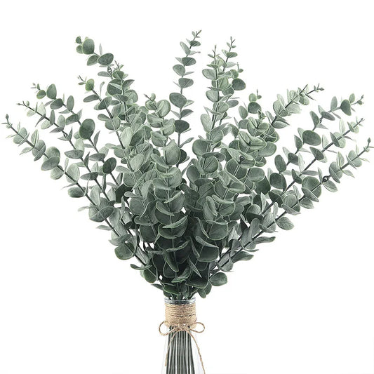 20PCS Artificial Eucalyptus Stems – Fake Greenery
