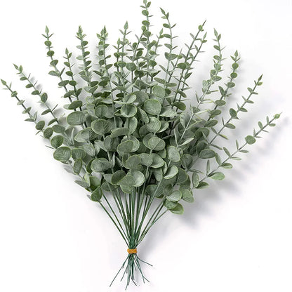 20PCS Artificial Eucalyptus Stems – Fake Greenery