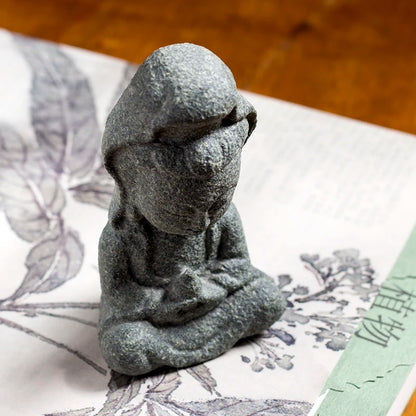Granite Avalokitesvara Buddha Statue — Meditation Figurine & Home Decor
