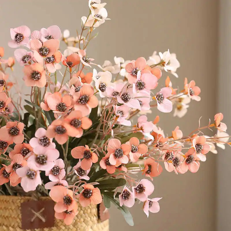 5PC Countryside Silk Flower Set – Indoor Table Decor