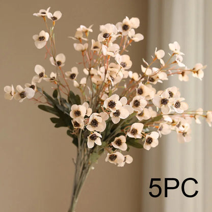 5PC Countryside Silk Flower Set – Indoor Table Decor