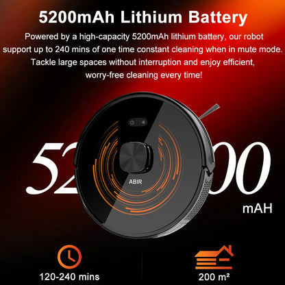 K30 Robot Vacuum – Self-Cleaning, Dual Laser, UV Spot Clean, 240min Runtime, Smart Carpet Wash
