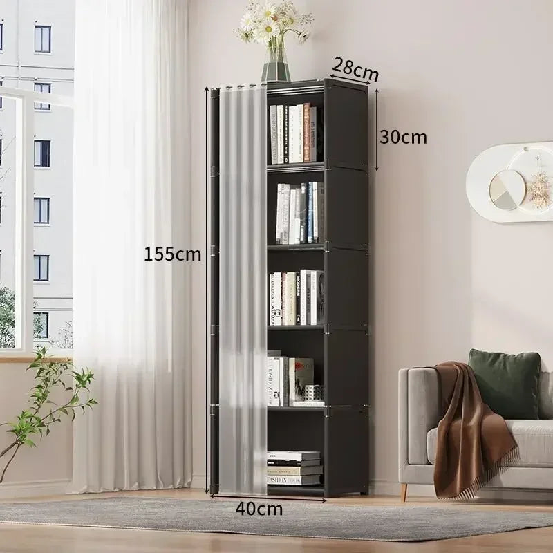 6/5-Layer Dustproof Wardrobe & Bookshelf