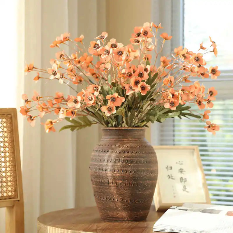 5PC Countryside Silk Flower Set – Indoor Table Decor