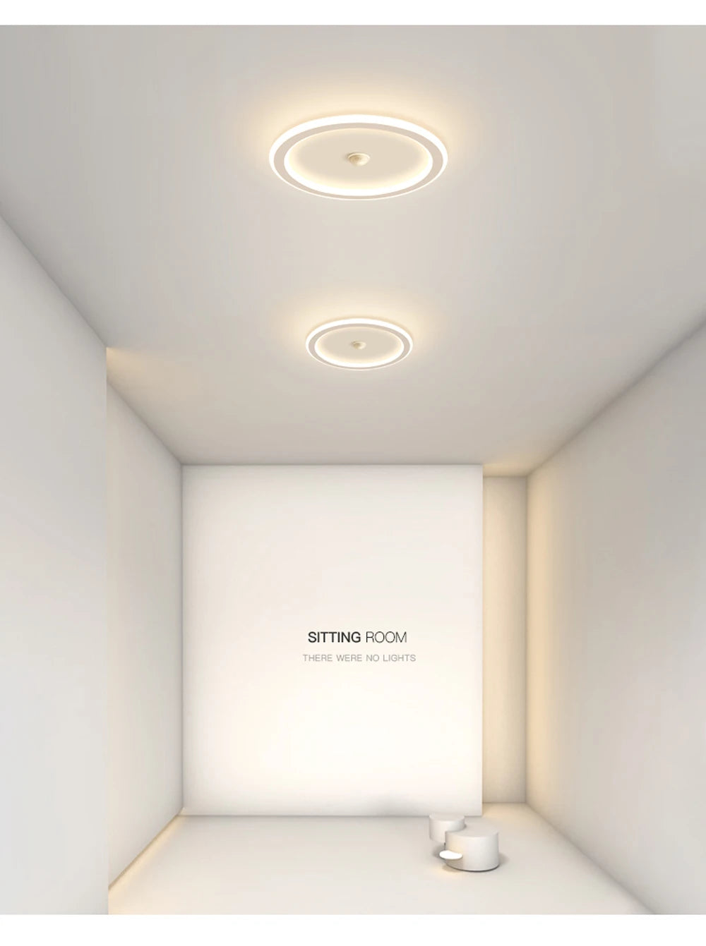 Modern LED Motion Sensor Ceiling Light for Hallways & Living Rooms