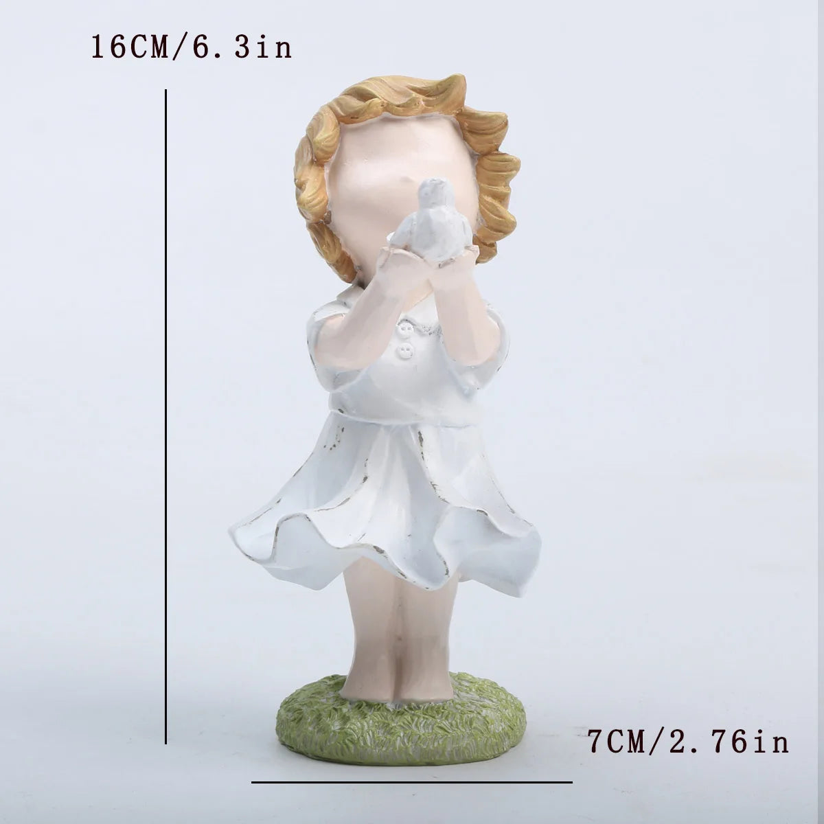 Banksy-Inspired Heart Balloon Girl Sculpture – Modern Home Decor