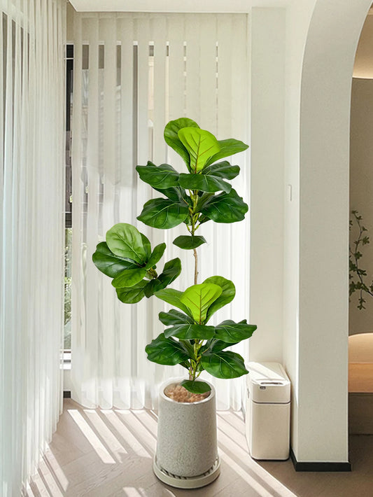 70–135cm Artificial Ficus Tree with Rubber Leaves – Indoor/Outdoor