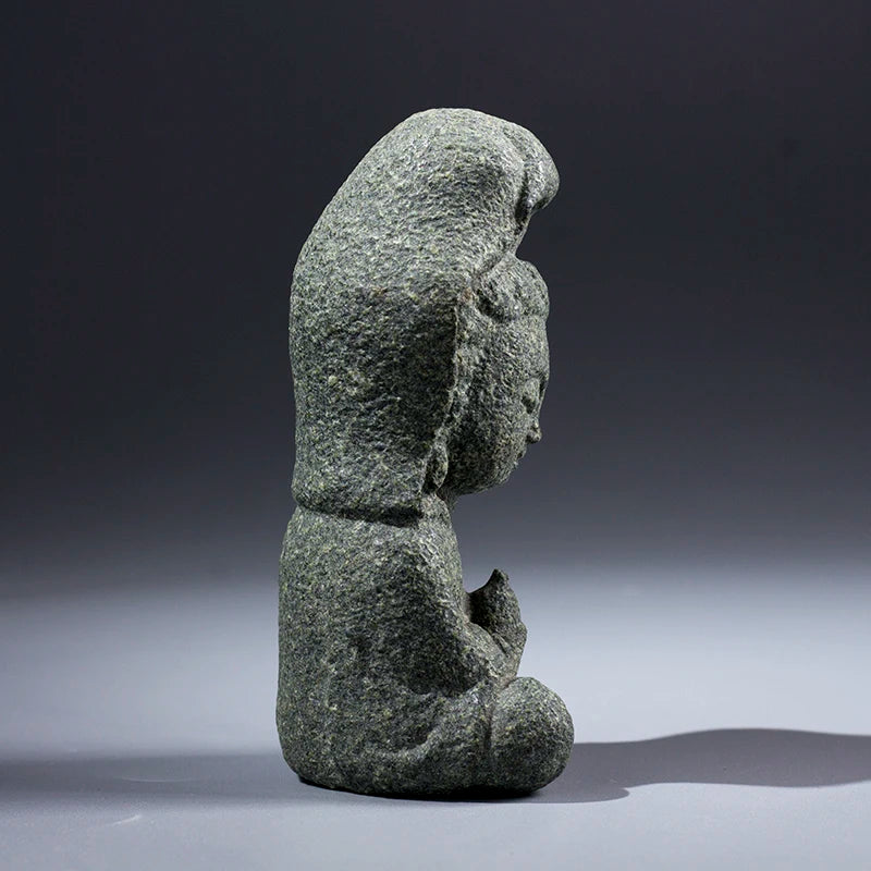 Granite Avalokitesvara Buddha Statue — Meditation Figurine & Home Decor