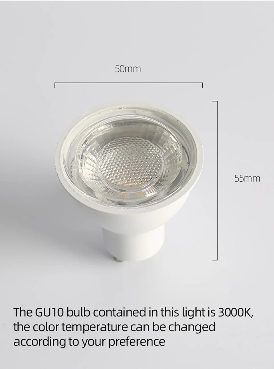GU10 LED Pendant Light – Modern Black Hanging Lamp