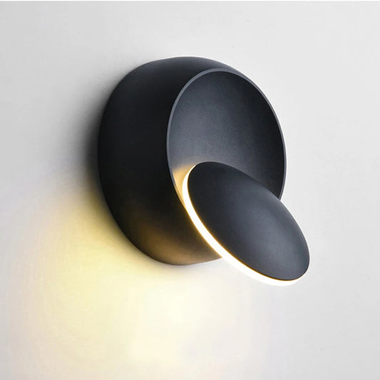 Modern 5W LED Wall Lamp – 350° Rotating Sconce for Bedroom & Living Room Lighting