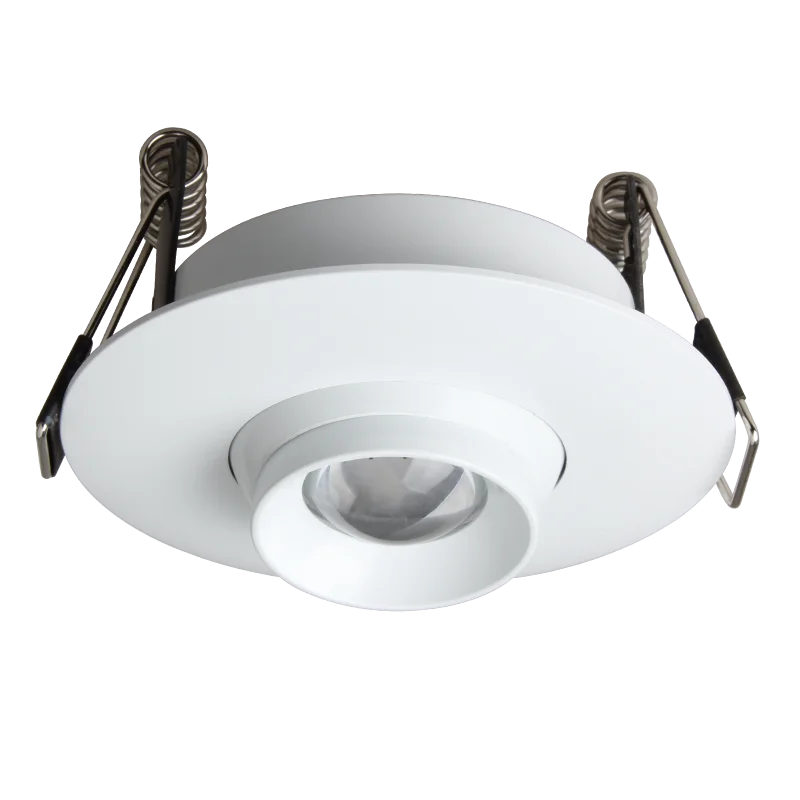 Mini LED Recessed Spotlight – Adjustable 10–60° Narrow Beam Built-In Zoom Light