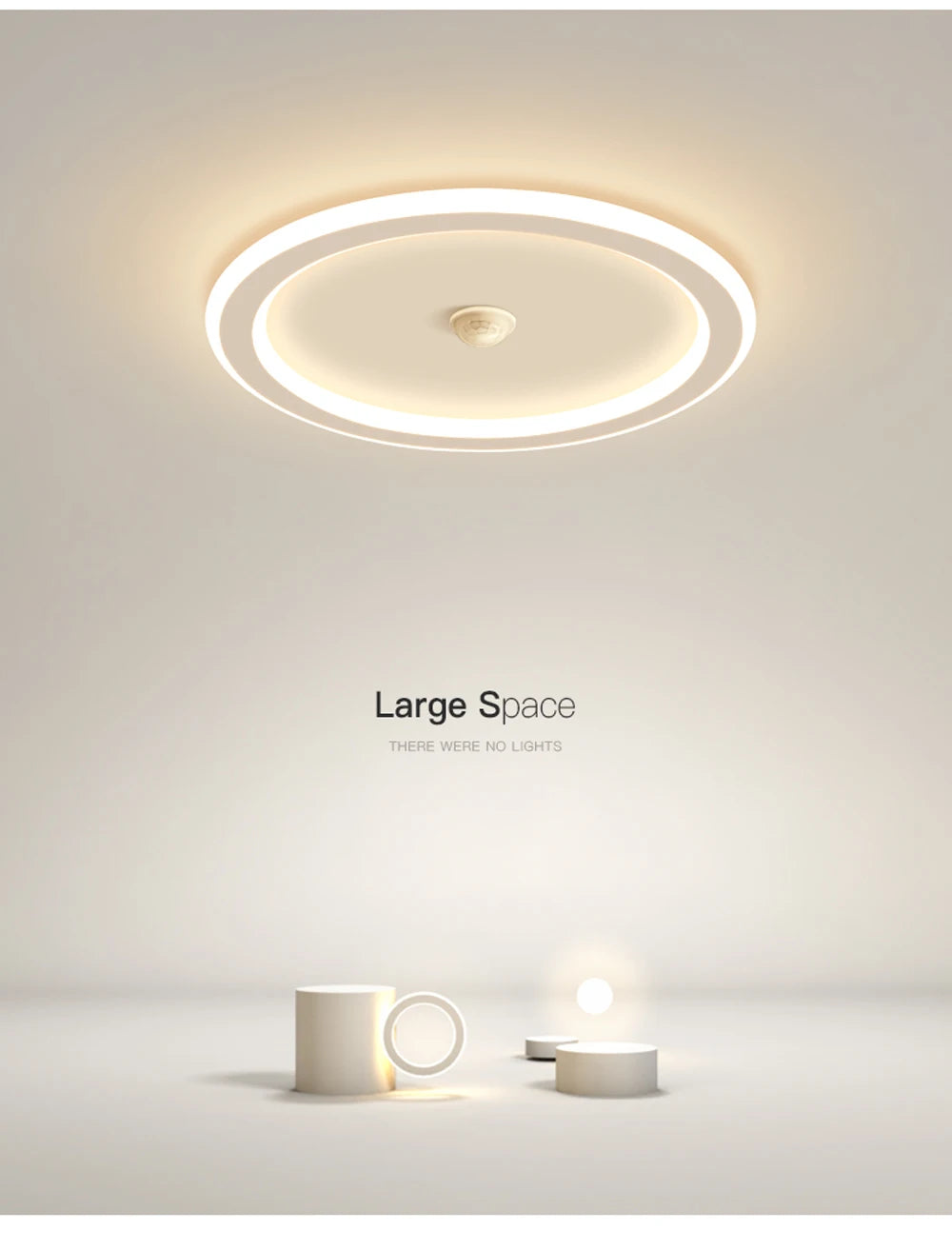 Modern LED Motion Sensor Ceiling Light for Hallways & Living Rooms